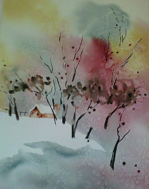 SOLEIL D'HIVER...-Thérèse Hanot