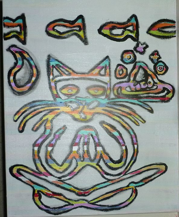 Chat de prière -Pascal-Nicola Gariepy