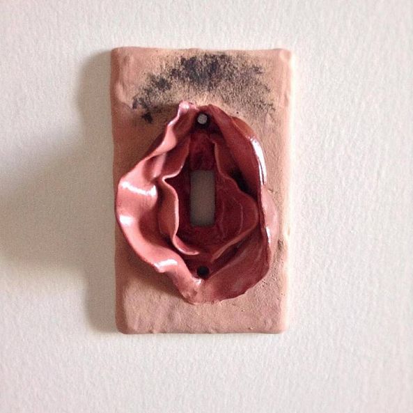 CUSTOM ORDER - Vagina light switch cover-Yuduki Joestar