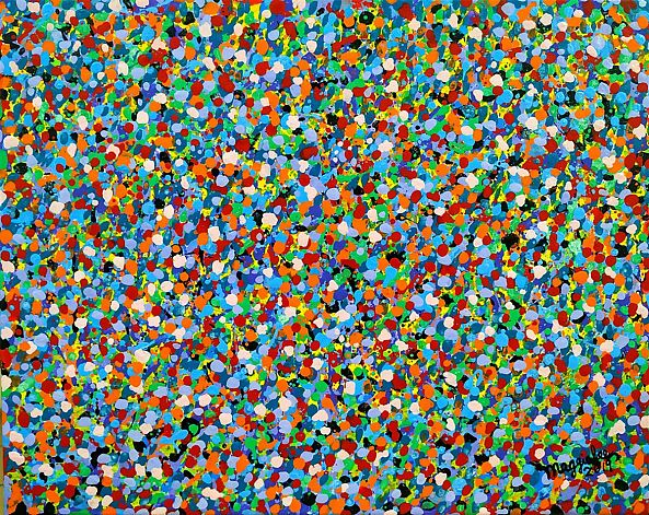 Colorful dotting-Maggie Lee