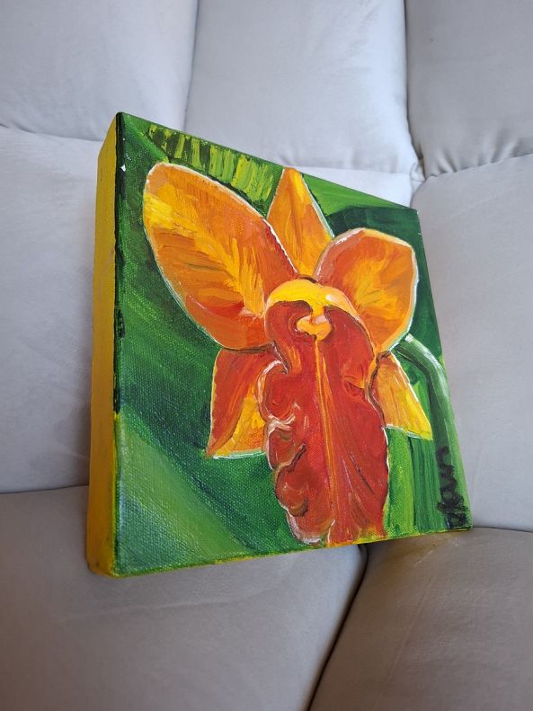 Yellow orchid-Ligia Moya