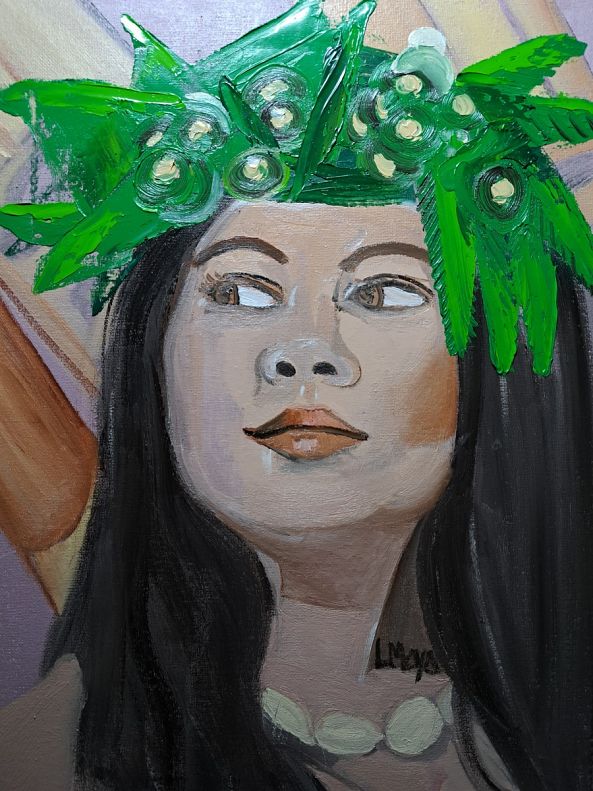 Hawaian woman-Ligia Moya