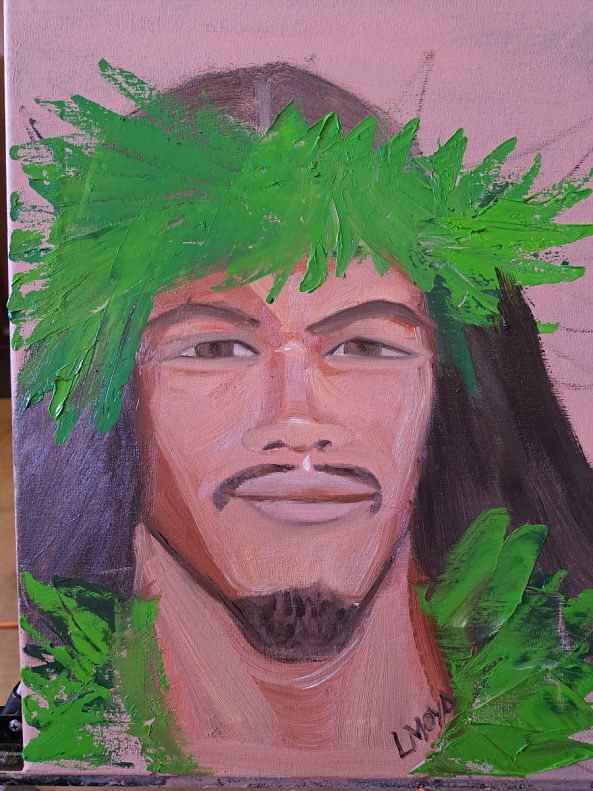 Hawaian man-Ligia Moya