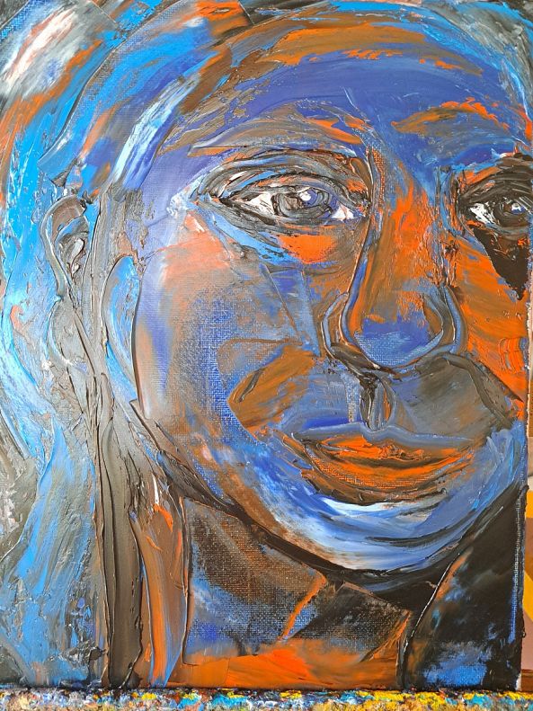 Feeling blue-Ligia Moya