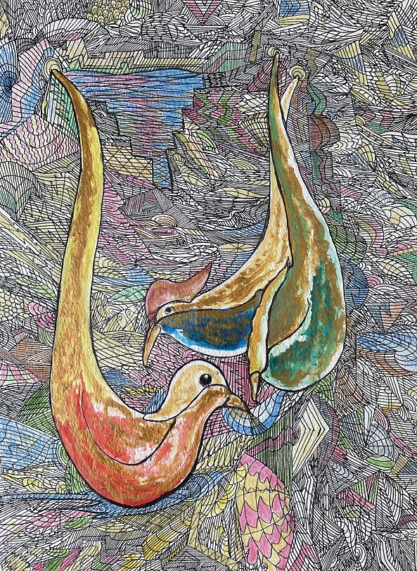 Birds - Murano-Denis Roucau