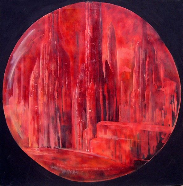The future city 1- red-Dragos Botezat