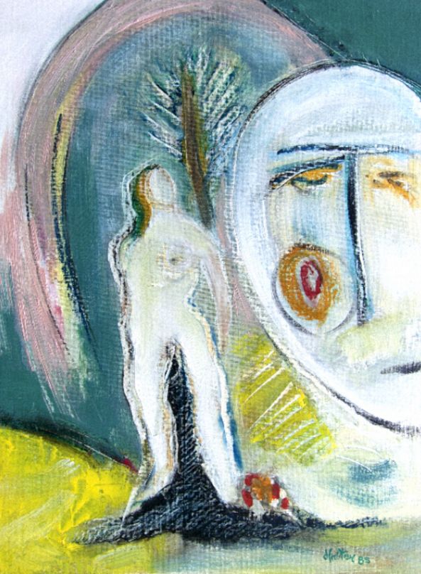 Nu et masque-Alain HALTER