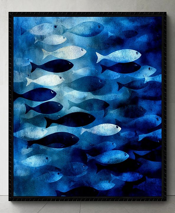 Blue road-ELIE _artiste