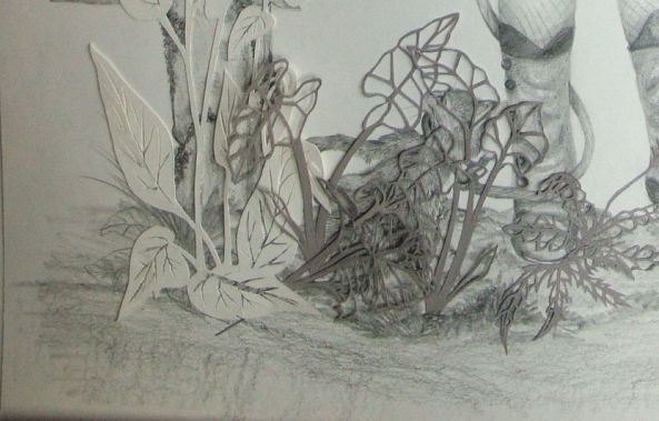 petite fleur de cimetiére  au chat -Chloé Clim