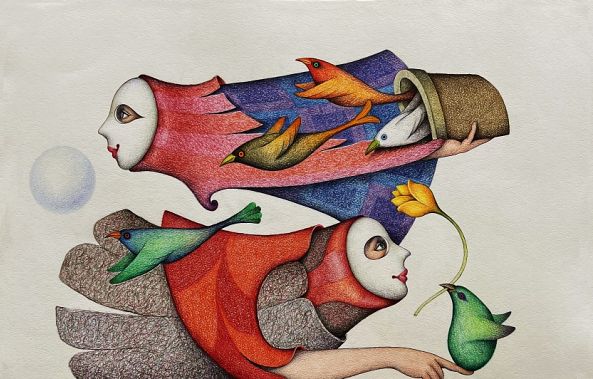 Voladores serie I-Jose Luis De la Barra Bellido